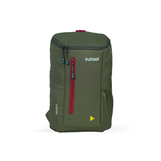 TUFAOL SHELPACK 15 Litters Casual Trendy Travel Daypack (Olive Green)
